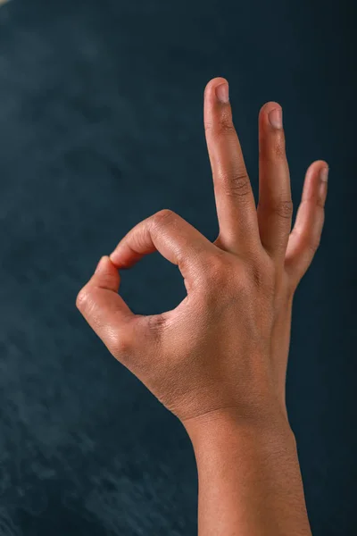 Human Hand Showing Gesture — Stock fotografie