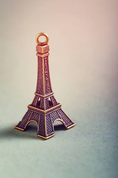 Travel Concept Eiffel Tower Miniature — Foto de Stock