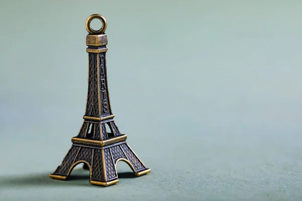 Travel Concept Eiffel Tower Miniature — Stockfoto
