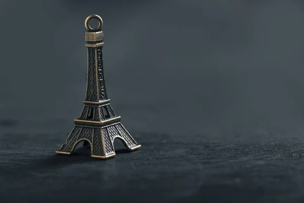 Travel Concept Eiffel Tower Miniature — Fotografia de Stock