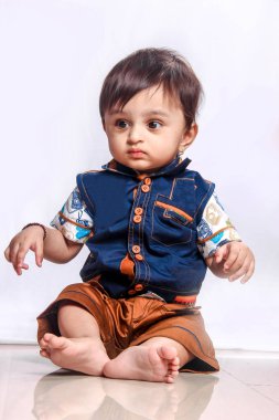 Cute Indian Baby boy smiling
