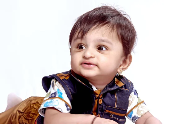Cute Indian Baby Boy Smiling — Fotografia de Stock