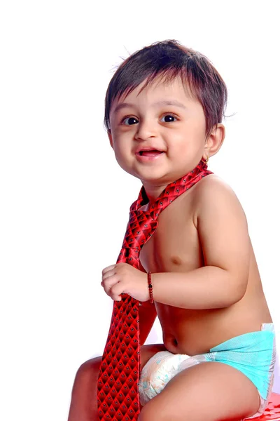 Indian Baby Boy Tie — 스톡 사진