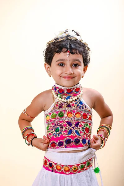 Cute Indian Little Girl Child — Foto Stock