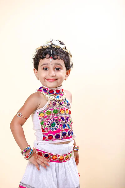 Cute Indian Little Girl Child — Stock fotografie