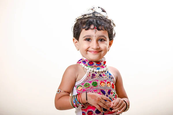 Cute Indian Little Girl Child — Photo