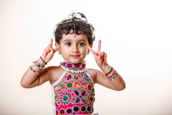 Cute Indian Little Girl Child — ストック写真