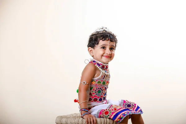 Cute Indian Little Girl Child — 스톡 사진