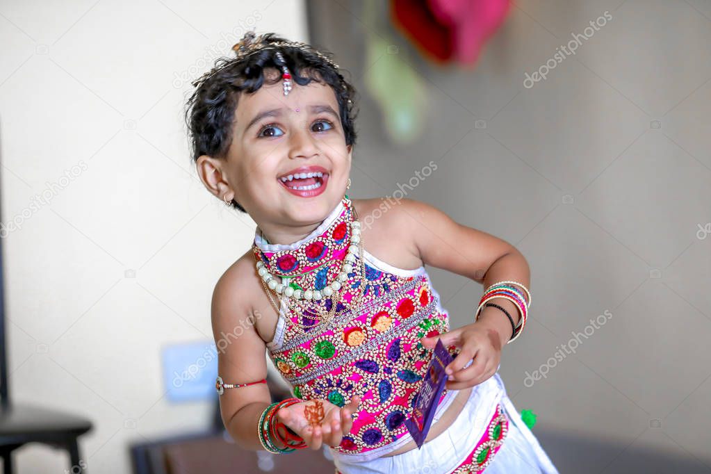 Cute Indian little girl child