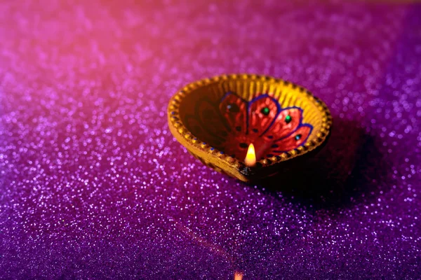 Indian Festival Diwali Lampada Diwali — Foto Stock