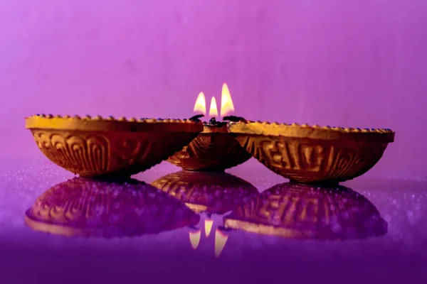 Индийский Фестиваль Дивали Лампу Дивали — стоковое фото