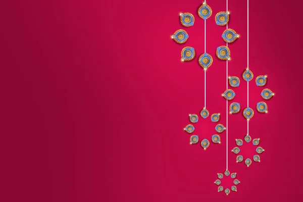 Indian Festival Diwali Lamp Design — Fotografia de Stock