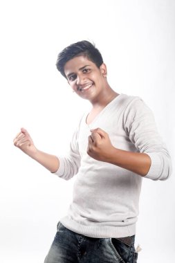 Young Indian / Asian collage student on t shirt