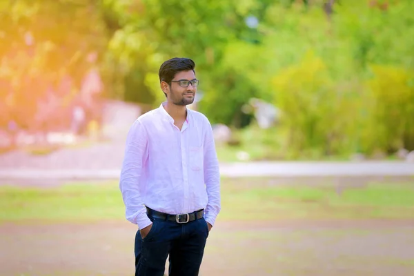 Young Man Collage Student — Foto Stock