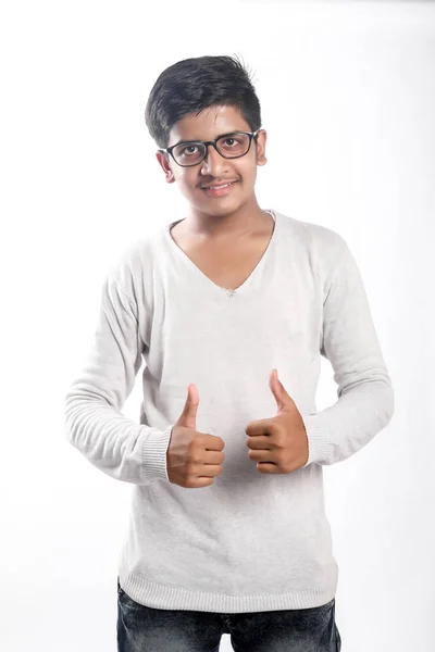 Young Indian Asian Collage Student Shirt — Fotografia de Stock