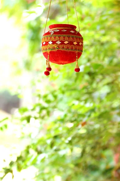 Photograph Dahi Handi Gokulashtami Festival India Which Lord Shri Krishna — Stock Photo, Image