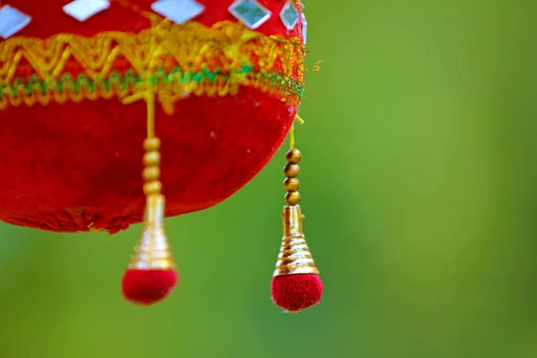 Photograph Dahi Handi Gokulashtami Festival India Which Lord Shri Krishna — Stock Photo, Image