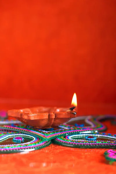 Indiase Festival Diwali Lamp — Stockfoto