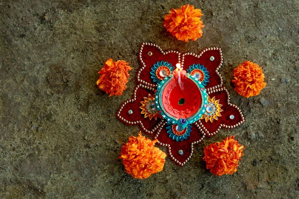 Indian Festival Diwali Lamp — Stock Photo, Image