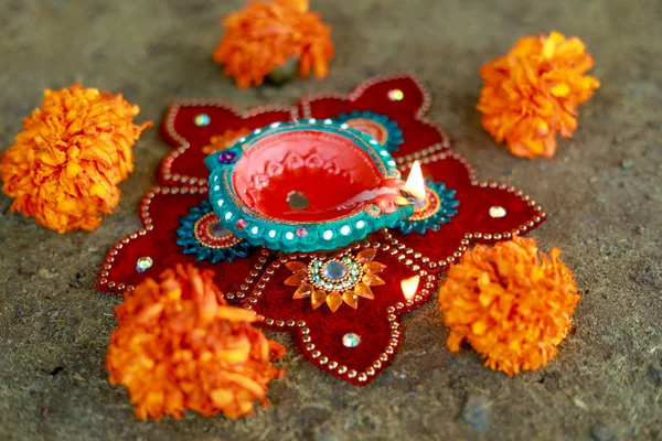 Hint Festivali Diwali Lamba — Stok fotoğraf