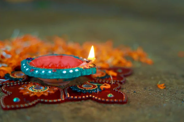 Indiska Festival Diwali Lampa — Stockfoto