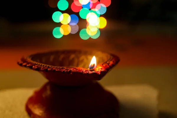 Festa Indiana Lampada Diwali — Foto Stock