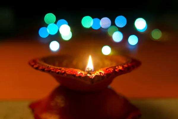 Indiase Festival Diwali Lamp — Stockfoto