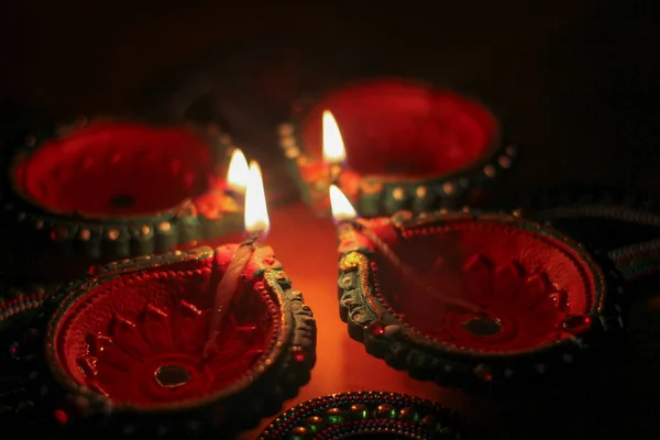 Lampu Diwali Festival India — Stok Foto