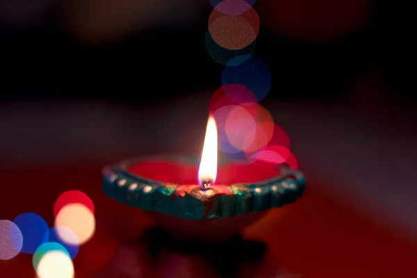 Festival Indien Lampe Diwali — Photo