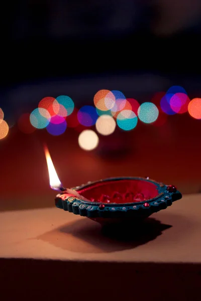 Indische Festival Diwali Lampe — Stockfoto