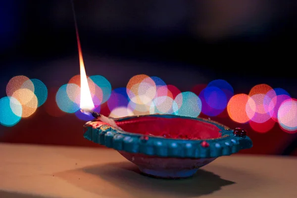 Indiase Festival Diwali Lamp — Stockfoto