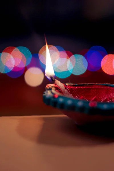 インド祭りディワリ ランプ — ストック写真
