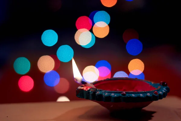 Indiase Festival Diwali Lamp — Stockfoto