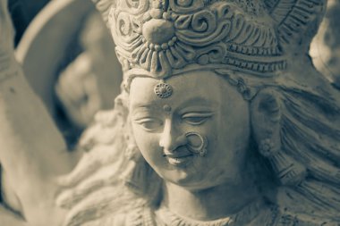 Sculpture of goddess durga