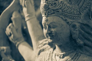 Sculpture of goddess durga