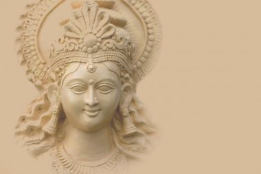 Sculpture of goddess durga