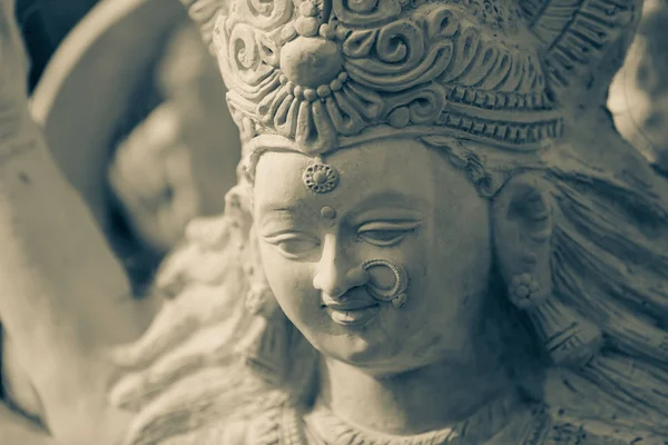 Sculpture Goddess Durga — Zdjęcie stockowe
