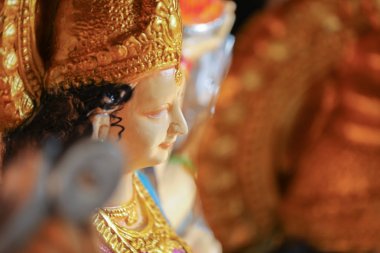 Sculpture of goddess durga