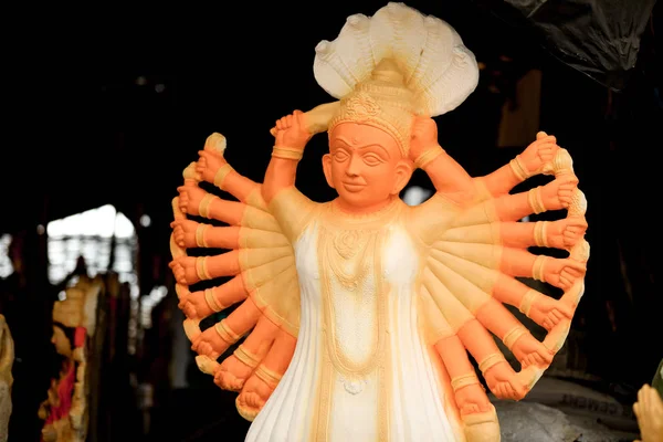 Sculpture Goddess Durga — стоковое фото