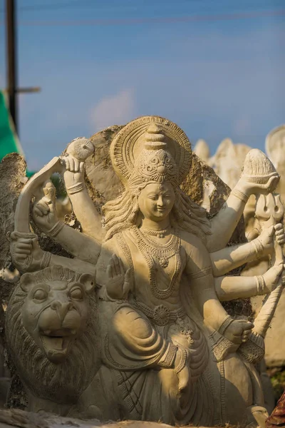 Sculpture Goddess Durga — Foto Stock