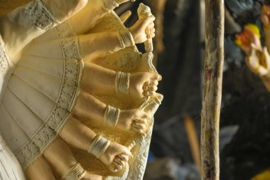 Navratri, Sculpture of goddess durga
