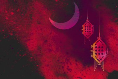 colorful  Illustration for ramdan