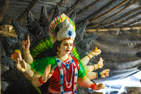 Navratri Sculpture Goddess Durga — 图库照片