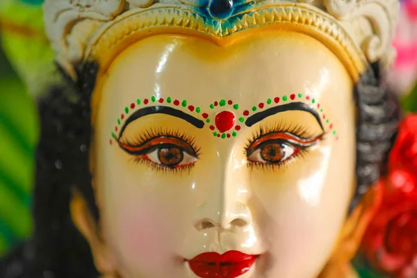 Navratri Sculpture Goddess Durga — Stock Photo, Image