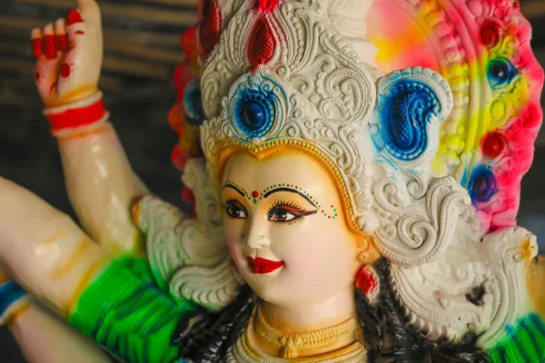 Sculpture Goddess Durga — Stock Photo, Image