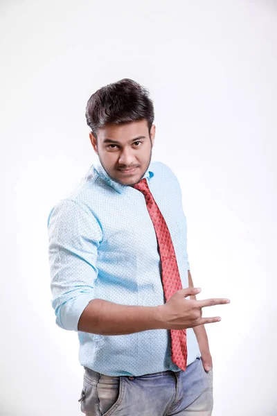 Young Indian Asian Businessman Official Look — Stok fotoğraf