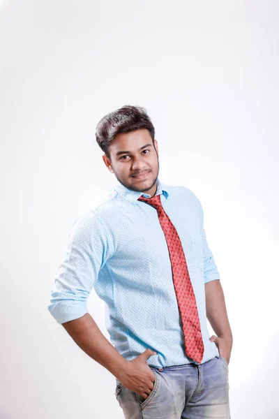 Young Indian Asian Businessman Official Look — Stock fotografie