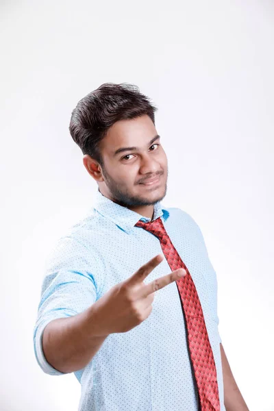 Young Indian Asian Businessman Official Look — Fotografia de Stock