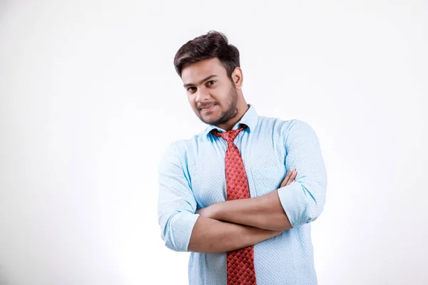 Young Indian Asian Businessman Official Look — Foto de Stock