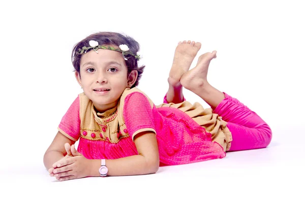 Cute Indian Girl Child — Stock fotografie